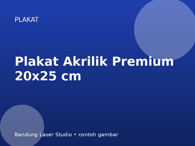 Plakat Akrilik Premium 20x25 cm